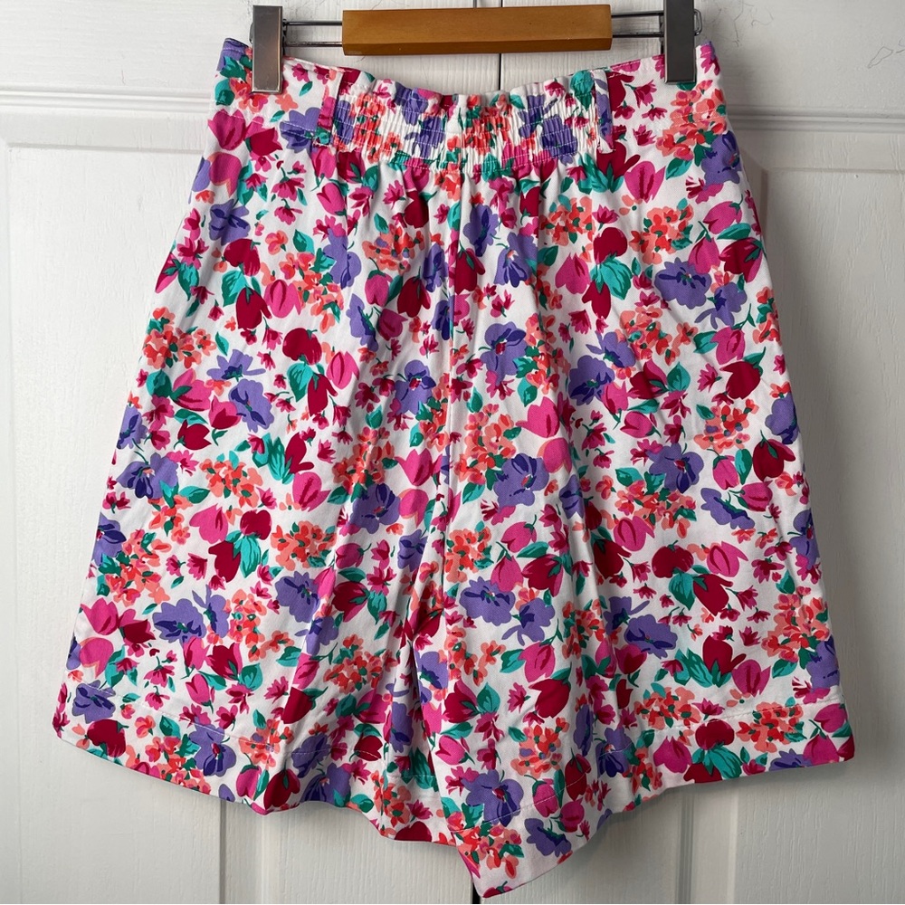 Floral 90s High Waisted Shorts